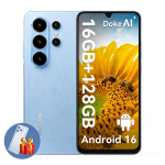 Blackview WAVE 10C 4G nutitelefon 16GB+128GB 6,88 5000mAh Android 16 Mobiiltelefon 4+128 sinine