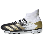 Adidas Predator 20.3 &Uuml;marotsaline Paeladega MG (Kummist l&uuml;hikesed trukid) Libisemisvastased jalgpallikingad Meeste jalgpallikingad Valge Must Kuldne FW9188 40⅔