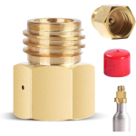 CO2 adapter Sodastream TR21-4-lt TR21-3-le, sobib Quooker Cube'i paagiga, messingist keermeadapter - &Uuml;hildub Quooker CO2 ballooni, Sodapopi, Gas Botiga kuld