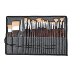 26tk Nailonist V&auml;rvipintslite Komplekt Akvarelli Akr&uuml;&uuml;lv&auml;rvi Pintslid Lame &Uuml;mar F&auml;nnikujulised Kaasaskantav Pintslite Komplekt &Otilde;pilastele Kunstnikele &Otilde;liv&auml;rvimiseks Sets black