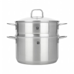 ZWILLING 24cm Roostevabast Terasest Kahekihiline Aurutuspoti Komplekt