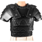 2023 Retro keskaegne r&uuml;&uuml;tli nahast cosplay-soomusrekvisiit black