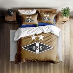 Arka Gdynia F&auml;nnide Tekikate Komplekt King Queen Double Full Twin Single Suurusega Voodipesu Komplekt 140x200cm