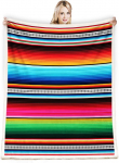 Mehhiko tekk Cinco De Mayo tekk Tekid Visked Fiesta tekk V&auml;rviline Pehme Mugav Soe Pl&uuml;&uuml;s Kingitus Diivan Voodi Elutuba 130x150cm