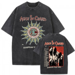 Pestud Vintage Rockib&auml;ndi Alice in Chains Dirt Tour 1993 T-s&auml;rgid Meestele 90ndad Gooti Punk Popmuusika T-s&auml;rgid Meeste &Uuml;lem&otilde;&otilde;tmeline T-s&auml;rk S mitmev&auml;rviline