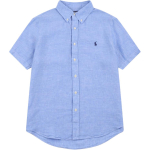 Polo Ralph Lauren &uuml;hev&auml;rviline polo logo tikandiga n&ouml;&ouml;pidega l&uuml;hikeste varrukatega linane s&auml;rk Meeste s&auml;rgid 710968297-002 S gray