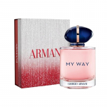 Armani MYWAY Self-unbounded Parf&uuml;&uuml;mi kinkekarp 2025 J&otilde;ulupiiratud Puidune Lilleline L&otilde;hn EDP Bergamot Tuberoos Seeder pruun