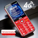Bird D3 4G Eakate funktsioonitelefon (CN versioon) 4G Full Netcom punane