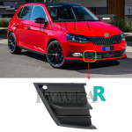 Autotarvikud Skoda Fabia 2015 2016 2017 2018 2019 2020 jaoks Esikaitseraua Kate Liist Right Side red