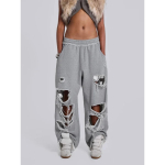 VIONA Hall Rebitud Naiste P&uuml;ksid Y2k Jooksup&uuml;ksid Lai Jalg Ameerika Retro Hip Hop Treeningp&uuml;ksid &Uuml;lem&otilde;&otilde;dulised L&otilde;dvad Vabaaja T&auml;navar&otilde;ivad Suvi S hall v&auml;rv