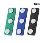 10 tk M&auml;rgimagnetid Magnetilised nimem&auml;rgihoidjad Nimesildi Magnettagused 3 magnetiga white