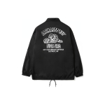 Carhartt WIP Joonisfilmistiilis T&auml;hega Rehvimustriga N&ouml;&ouml;pidega Pikkade Varrukatega Treenerijakk Meeste jakid Must CHXJKA242010N-BKX M gray