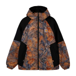 Carhartt WIP FW25 Xander Jakk - Tree Camo/Must T&otilde;mblukuga Kapuutsiga Pikkade Varrukatega Mugav Jakk Unisex jakid A252006-3KFXX S