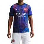 Nike Dri-FIT Jalgpall Paris Saint-Germain V&otilde;&otilde;rsil L&uuml;hikeste Varrukatega Mugav Niiskust Eemale Juhtiv M&auml;ngueelne Jalgpallis&auml;rk M&auml;ngija Versioon Meeste topid IQ6913-420 L