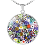 Itaalia Veneetsia Murano klaas Naiste moeehted Ripats Kaelakee 50cm(Necklace Size) gray