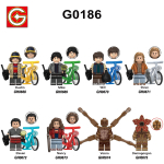 Stranger Things Demogorgon Dustin Klotsikuju M&auml;nguasi GH0668-0675 Loov Laste Kokkupanekumudel 8 TK