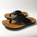 Suvejalatsid Meeste Sussid Lamedad Ehtsast nahast Puhkusesussid Br&auml;ndi Meeste Flip Flop Libisemiskindlad 39 must