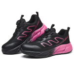 Naiste terash&uuml;&uuml;baga kerged hingavad t&ouml;&ouml;kingad - Mugavad, kulumiskindlad, ideaalsed pikaajalisel seismisel. Pink; Size 39 black