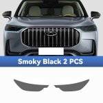 JAECOO 8 J8 2025 2026 jaoks TPU Esitulede Kriimustusvastane Suitsumust L&auml;bipaistev V&auml;rvi Muutev Kaitsekile Smoke Black 2 PCS