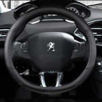 Auto roolikatte s&uuml;sinikkiud + nahk Peugeot 208 2012~2018 Peugeot 308 2014~2021 2008 2013~2018 jaoks Auto tarvikud
