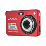 Andoer 18M 720P HD digikaamera videokaamera 2 tk laetavate patareidega 8x digitaalne suum must