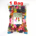 Bimoo 1 kott &uuml;le 120 tk v&auml;rvilised karpkalap&uuml;&uuml;gi PVA nuggets Zig Rig Weed Rigs jaoks Over 120pcs