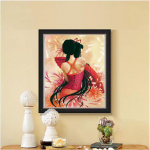 5D DIY teemant V&auml;rvimine t&auml;is&uuml;mmarguse puuriga tikandid T&uuml;drukute teemantmosaiik ristpistega kodukaunistus 20X30CM