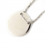 Les Tr&eacute;sors De Lily [K6638] - Collier Argent 'Identit&eacute;' Blanc h&otilde;be