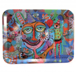 Allen Designs [P5693] &ndash; mitmev&auml;rviline v&auml;ike kandik Allen Designs (pidu) &ndash; 24x18 cm sinine