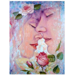 Teemanttikandid Romantiline paar 5D Teemantmaali Ristpistes 20X30CM