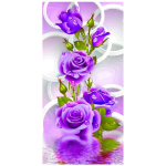 T&auml;ielik 5D Teemantmaal Ilus roos Teemanttikandid Ristpistes Kodukaunistus K&auml;sitsi valmistatud kingitus 25x30cm