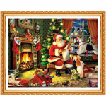 T&auml;is&uuml;mmargune puur 5D isetegemise teemantmaal  J&otilde;uluvana  3D tikandiga ristpistes kaunistus 20X30CM