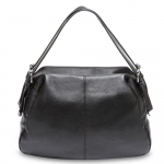 Zency Kuulsa kaubam&auml;rgi disainer Moodne naiste k&auml;ekott 100% ehtsast nahast Hobos Suure mahutavusega &otilde;lakotid, must must