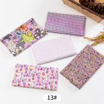 5 tk / partii Tr&uuml;kitud Patchwork Doll K&auml;sitsi valmistatud aksessuaarid Puuvillane kangas Lillekangad isetegemiseks 13
