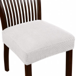 Stretch Jacquard tooli istmekatted Tooli katted katted Eemaldatavad pestavad tooli istmepadja katted s&ouml;&ouml;gituppa valge