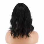 LISI HAIR Naiste juuksepikendused Naturaalsed l&uuml;hikesed lainelised juuksed, tukk klambriga peas, mis katab juuste v&auml;ljalangemise s&uuml;nteetilisest kiust parukas igap&auml;evaseks kasutamiseks