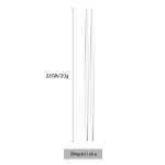 1 paar 304 roostevabast terasest s&ouml;&ouml;gipulgad Korduvkasutatavad s&ouml;&ouml;gipulgad P&otilde;letusvastased lauan&otilde;ud V&auml;rvilised metallist s&ouml;&ouml;gin&otilde;ud Sushi s&ouml;&ouml;gipulgad h&otilde;be