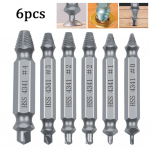 Elektrit&ouml;&ouml;riist - 6 tk Purunenud polt Kahjustatud kruvieemaldaja v&auml;ljat&otilde;mbe puuriterad Easy Out Stud Reverse