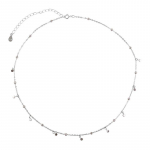 ANENJERY Ball Disc Clavicle Chain Necklace Naiste pidu Kaelakee h&otilde;be