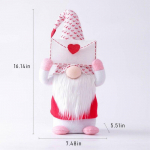 N&auml;otu j&otilde;uluvana nuku armastuss&uuml;damekujuline &uuml;mbrikukujuline valentinip&auml;evakaunistus