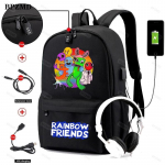 Originaalne Rainbow Friends seljakott V&auml;rvilised poisid T&uuml;drukud Koolikotid Maht Reisimine Naised Mehed S&uuml;learvuti Mochilas Para Nias