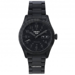 Seiko 5 Sports Stealth Black Dial automaatne SRPJ09 SRPJ09K1 SRPJ09K 100M meeste k&auml;ekell must