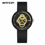 SANDA Uus Minimalistlik elektroonikakell Keskkoolikooli meeste ja naiste k&auml;ekellad, silikoonist lihtsad veekindlad k&auml;ekellad