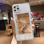 Telefoni&uuml;mbris Iphone 14 Pro Max 13 12 11 Pro Max Xs Max Xr X 12mini 7 8 14 Plus Se Funny Animal Capybara Case Funda Capa Cell jaoks iphone 14ProMax