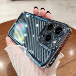 Luksuslik p&otilde;rutuskindel s&uuml;sinikkiust tekstuuriga l&auml;bipaistev &uuml;mbris iPhone'i 13 12 11 Pro Max Xr X Xs 7 8 Plus Se pinnakattega silikoonkatte jaoks for iphone xr roosa