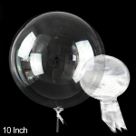10 tk 10-24-tolline l&auml;bipaistev mullballoon l&auml;bipaistev t&auml;ispuhutav &otilde;huga heelium globos, pulmapeo kaunistus beebi du&scaron;&scaron; 10pcs 10inch