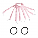 Uni ei tee juustele haiget No Perm Curling Stick Hair Hoop Curling Band One Size roosa