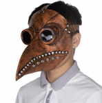 Halloweeni aurupunki katku arsti mask, pikk nina linnunokk, lateks cosplay mask karnevali maskeraadi Halloweeni peo kost&uuml;&uuml;mide rekvisiidid