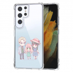 L&auml;bipaistev Spy X Family Anime telefoni&uuml;mbris Samsung S10 S20 Fe S21 S22 S8 S9 Plus S21ultra S22ultra p&otilde;rutuskindel tagakaas Capa Samsung S21 Plus
