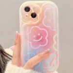 Rainbow Smiley Flower Ins Fundas Iphone 14 Pro Max Plus 11 12 13 Promax pehmest silikoonist p&otilde;rutuskindel armas multifilmi telefoni&uuml;mbris For iphone 14plus